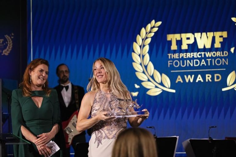 Ellie Goulding Received The Perfect World Foundation’s Honorary Conservation Award