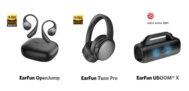 EarFun Unveils Three New Wireless Audio Products for 2024: UBOOM X Speaker, OpenJump Earbuds, and Tune Pro ANC Headphones