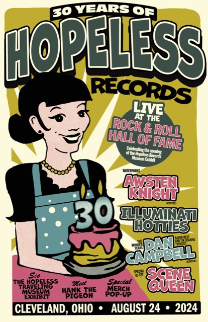 Hopeless Records Celebrates 30th Anniversary with Historic Rock Hall Exhibit and Festival