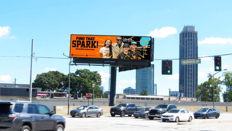 Superstar USHER Featured on Digital Billboards that Shine a Light on Afterschool Programs