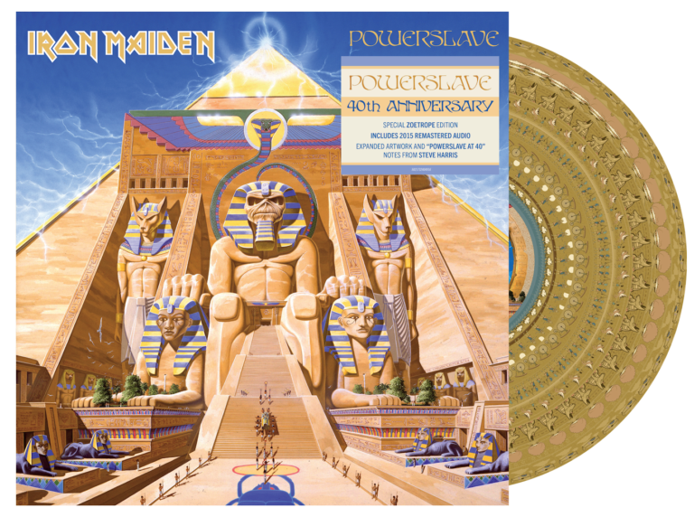 IRON MAIDEN: ‘Powerslave’ 40th Anniversary Zoetrope Vinyl Limited Edition To Be Released On November 15