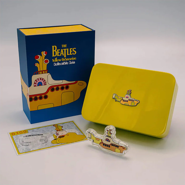 The Beatles Announce A Limited Edition Silver Collectible Yellow Submarine with Precious Sound