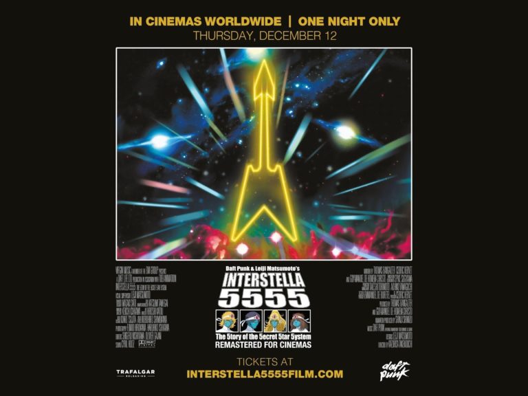 Daft Punk & Leiji Matsumoto’s ‘Interstella 5555: The 5tory of the 5ecret 5tar 5ystem’ to Be Screened in Cinemas Globally for One Night Only