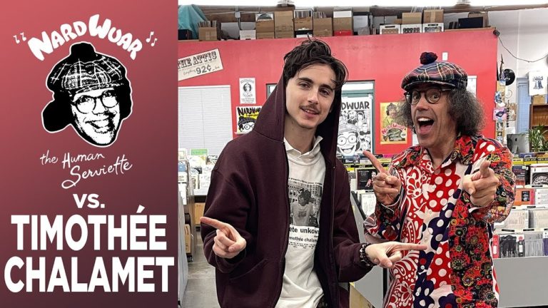Timothée Chalamet Brings His A-Game to Nardwuar Interview
