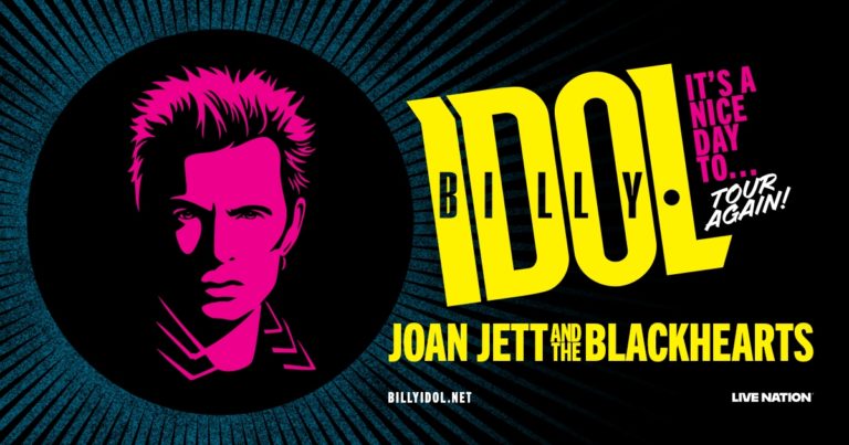 Billy Idol and Joan Jett & The Blackhearts Announce It’s a Nice Day To…Tour Again!