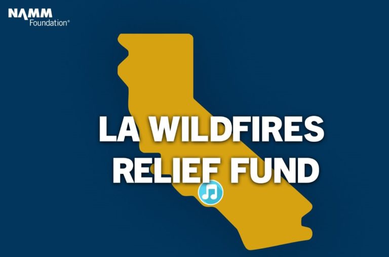 NAMM Foundation Creates L.A. Wildfires Relief Fund