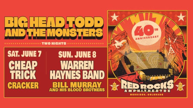 Big Head Todd and the Monsters Celebrate Their 40th Anniversary With Two Nights at Red Rocks Amphitheatre