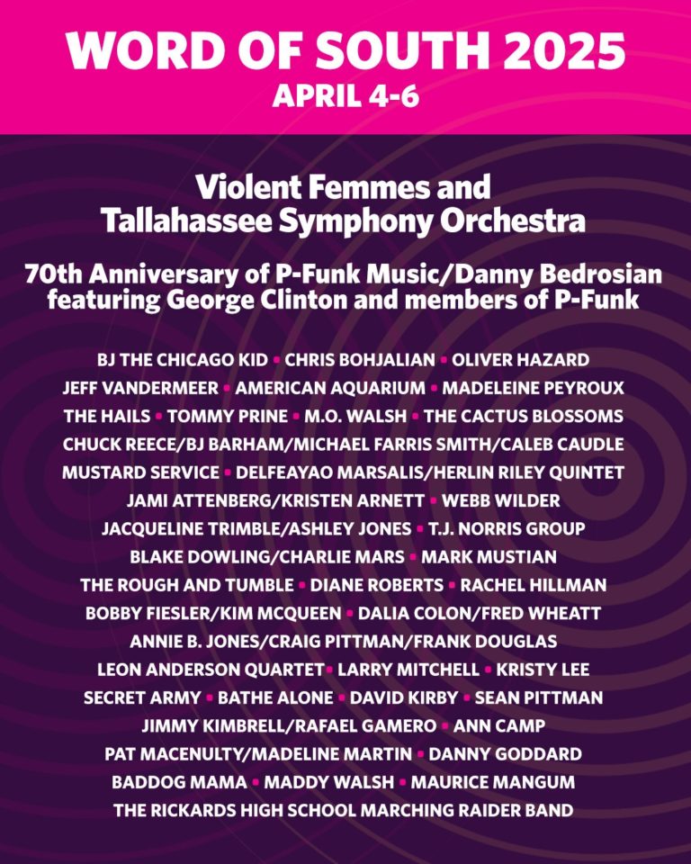 Word of South Festival Announces 2025 Lineup with Violent Femmes, P-Funk & More