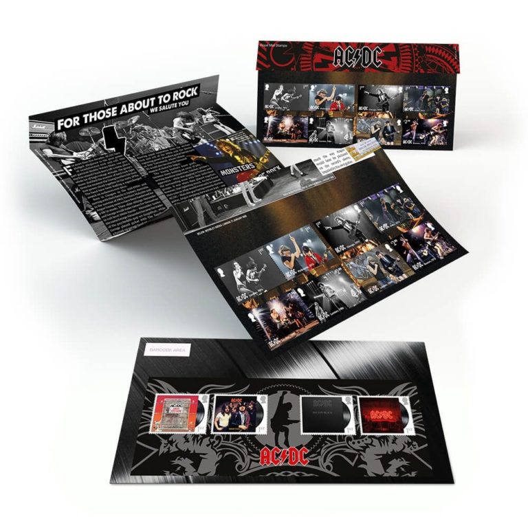 Own a Piece of AC/DC’s Legacy with This Exclusive Stamp Collection Souvenir