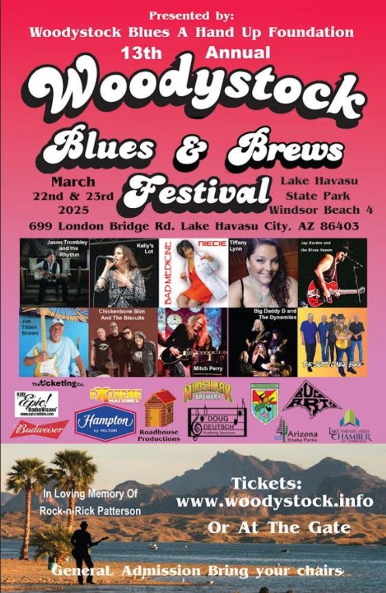 2025 Woodystock Blues & Brews Festival Returns With Best Blues Lineup Ignites Lake Havasu City