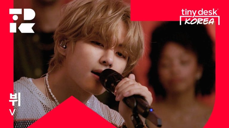V from BTS Unveils Mesmerizing Tiny Desk Korea Performance, Debuting Songs from ‘Layover’