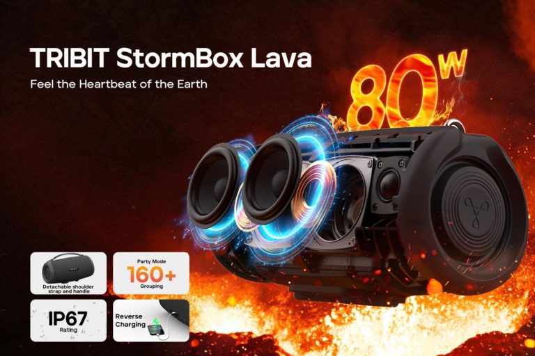 TRIBIT Unveils StormBox Lava Speaker: Power, Performance, and Portability in One