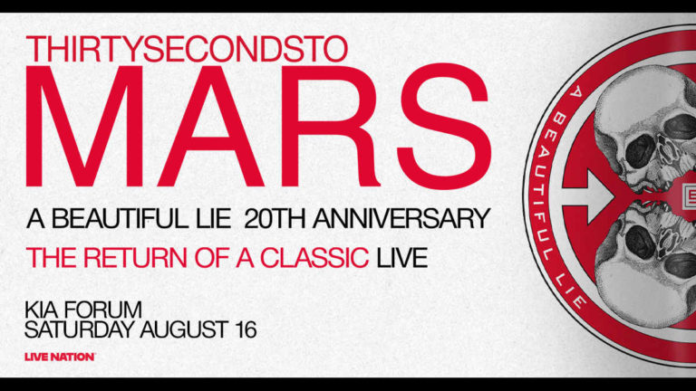 Thirty Seconds to Mars Announces One Night Only ‘A Beautiful Lie’ 20th Anniversary Show at Kia Forum