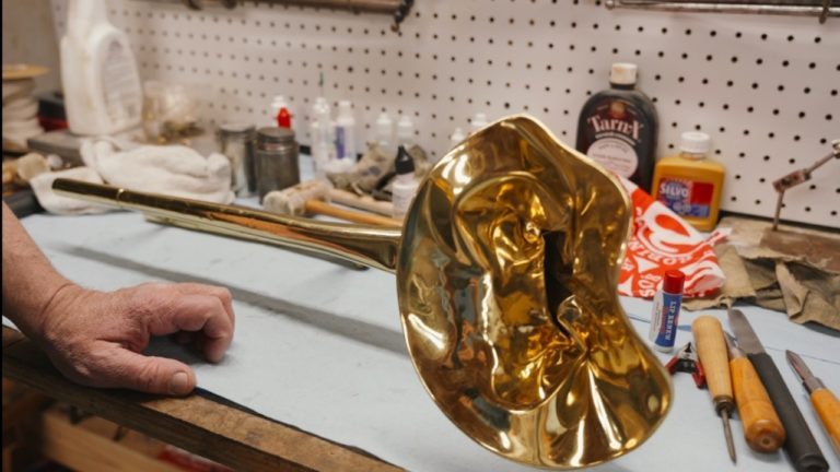 Musician Ken Robinson Hand-Restores “Unrepairable” Mangled Trombone to Former Glory