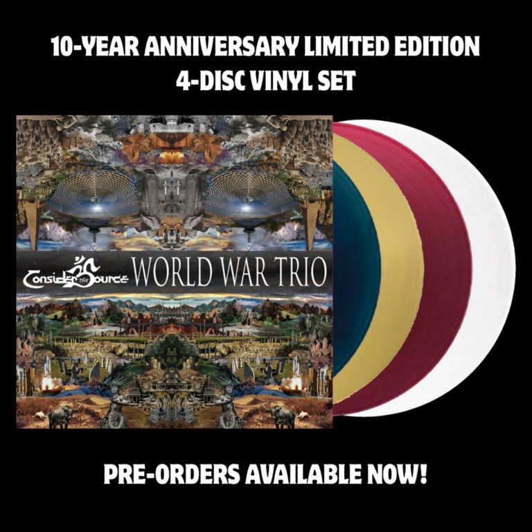 ‘World War Trio’ Gets 10-Year Colored-Vinyl Reissue from Prog Rockers Consider the Source
