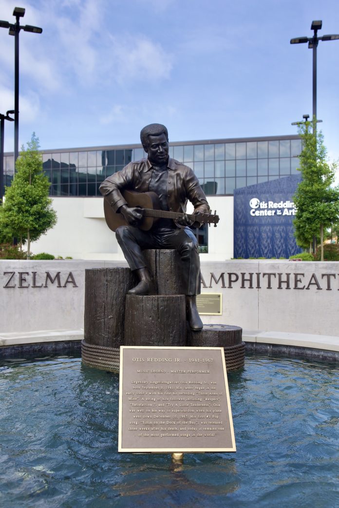 Otis Statue with plaque