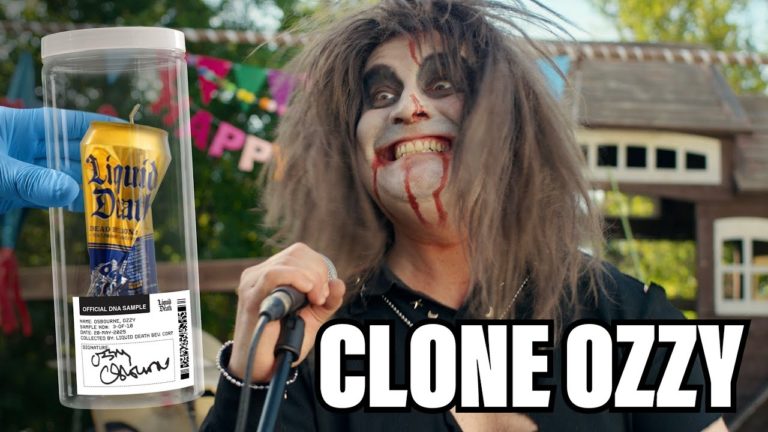Liquid Death Sells Ozzy Osbourne’s DNA in Limited Edition Iced Tea Cans