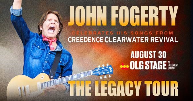 John Fogerty Celebrates His Classic Hits at the OLG Stage at Fallsview Casino This August
