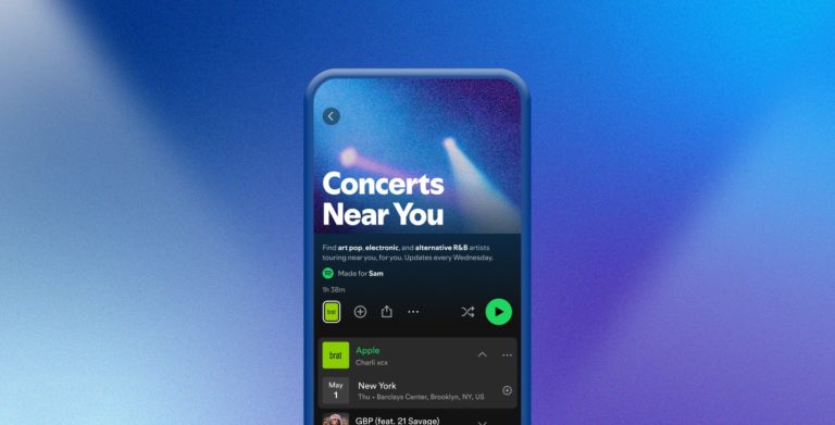 Spotify Launches Personalized ‘Concerts Near You’ Playlist to Boost Live Music Discovery