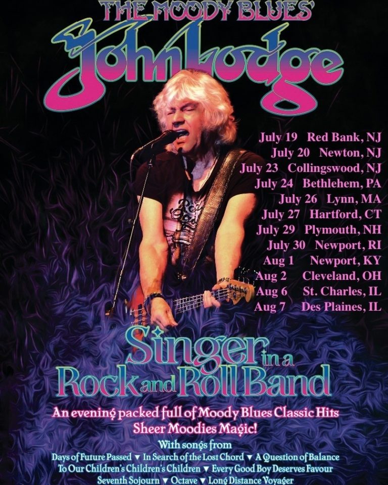 John Lodge of The Moody Blues Returns with “Singer in a Rock and Roll Band” Tour, Celebrating Classic Hits and Moodies Magic