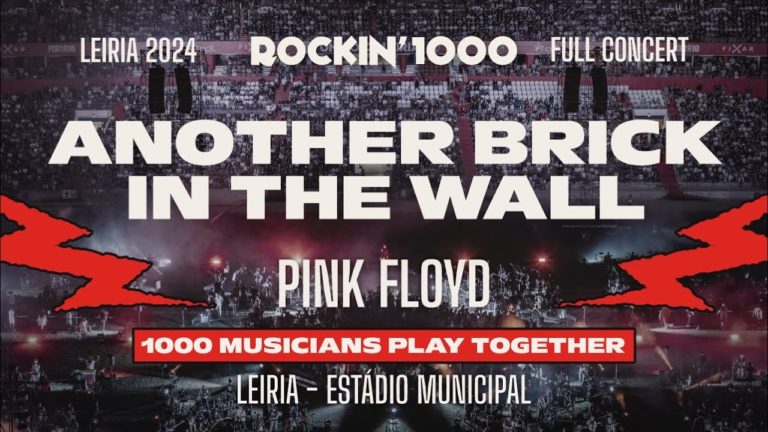 1000 Musicians Perform “Another Brick in the Wall” Live in Portugal with Rockin’1000