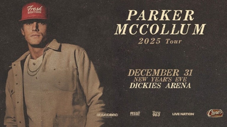 Parker McCollum Announces New Year’s Eve Blowout at Dickies Arena