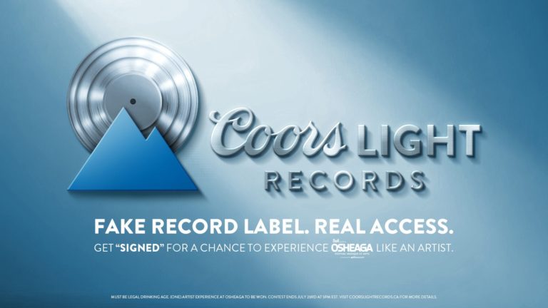 Coors Light Launches Fake Label ‘Coors Light Records’ To Give One Fan Rockstar Access At OSHEAGA