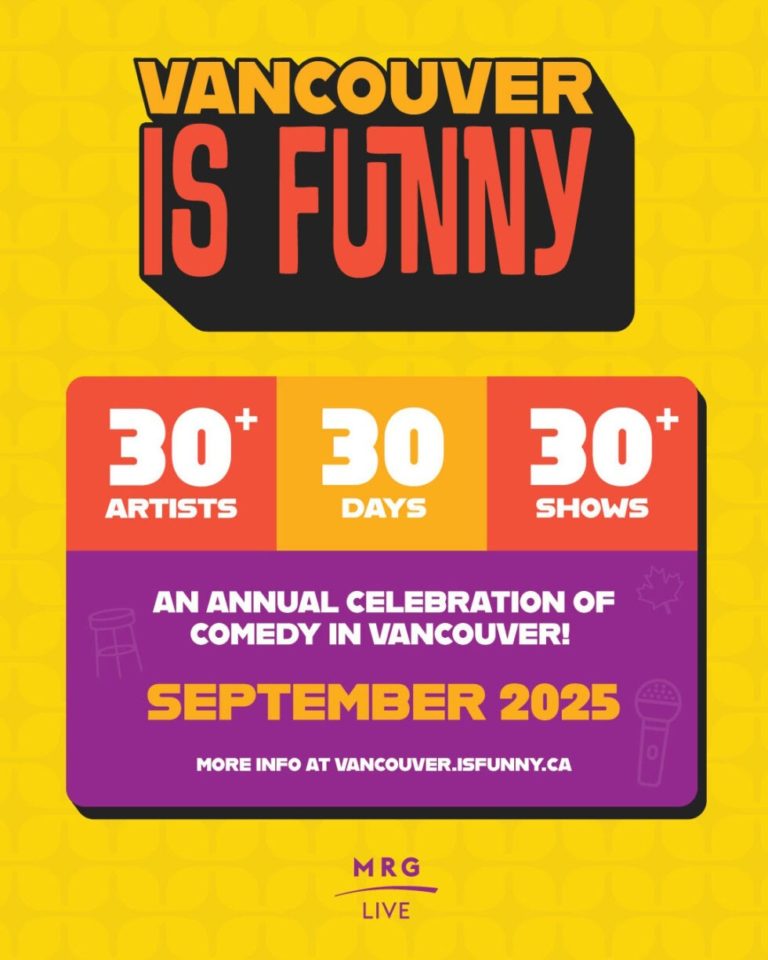 Vancouver Is Funny Comedy Festival to Debut This September with Rick Mercer, Chris Fleming, and Hannah Berner