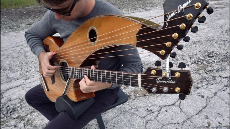 Jamie Dupuis Covers Pink Floyd ‘Comfortably Numb’ on Harp Guitar in a Stunning Country Road Performance