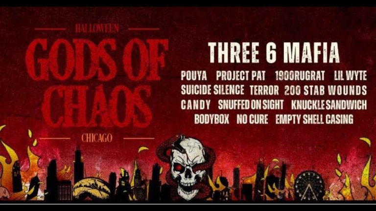 Three 6 Mafia to Headline Gods of Chaos Halloween Metal x Hip-Hop Bash in Chicago