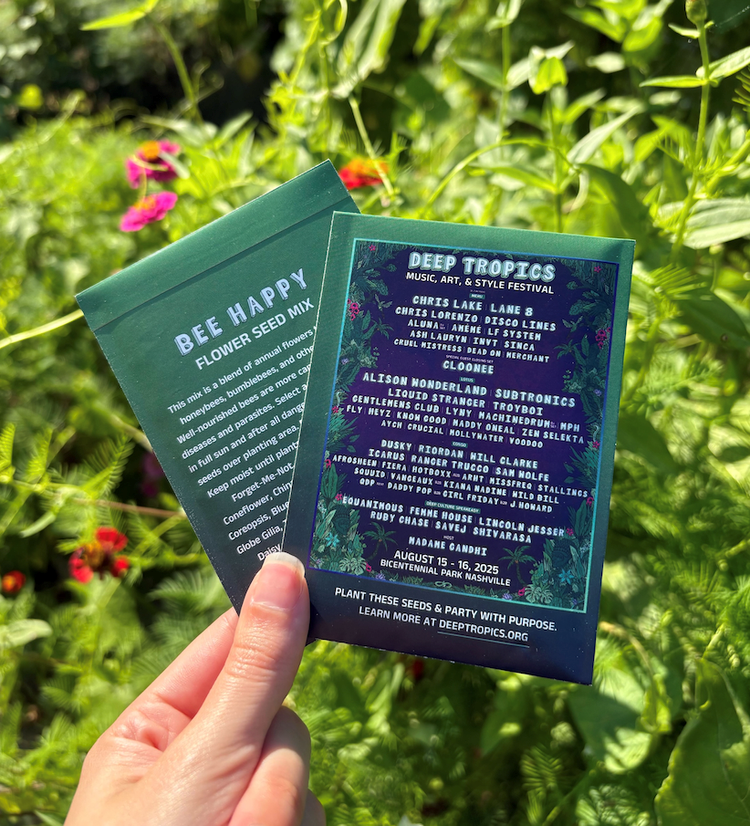 Deep Tropics Replaces Flyers With Flowers to Grow a Greener Dance Music Future