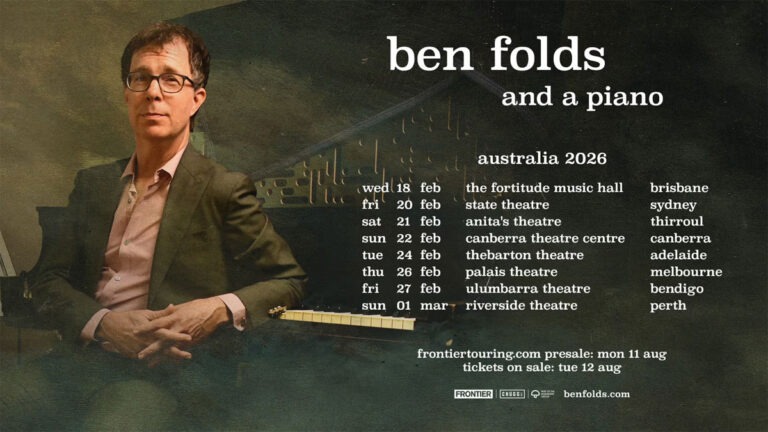 Ben Folds Announces 2026 Australian ‘Ben Folds & A Piano’ Tour