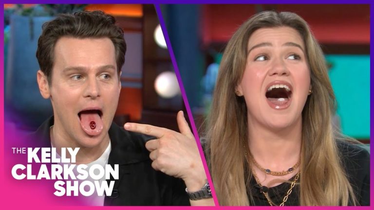 Kelly Clarkson and Jonathan Groff Bond Over “Groff Sauce” and Lozenges
