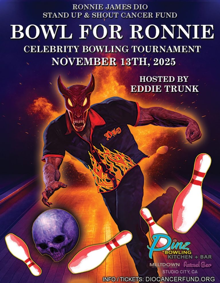 BOWL FOR RONNIE Celebrity Bowling Party Returns November 13 to Benefit Dio Cancer Fund