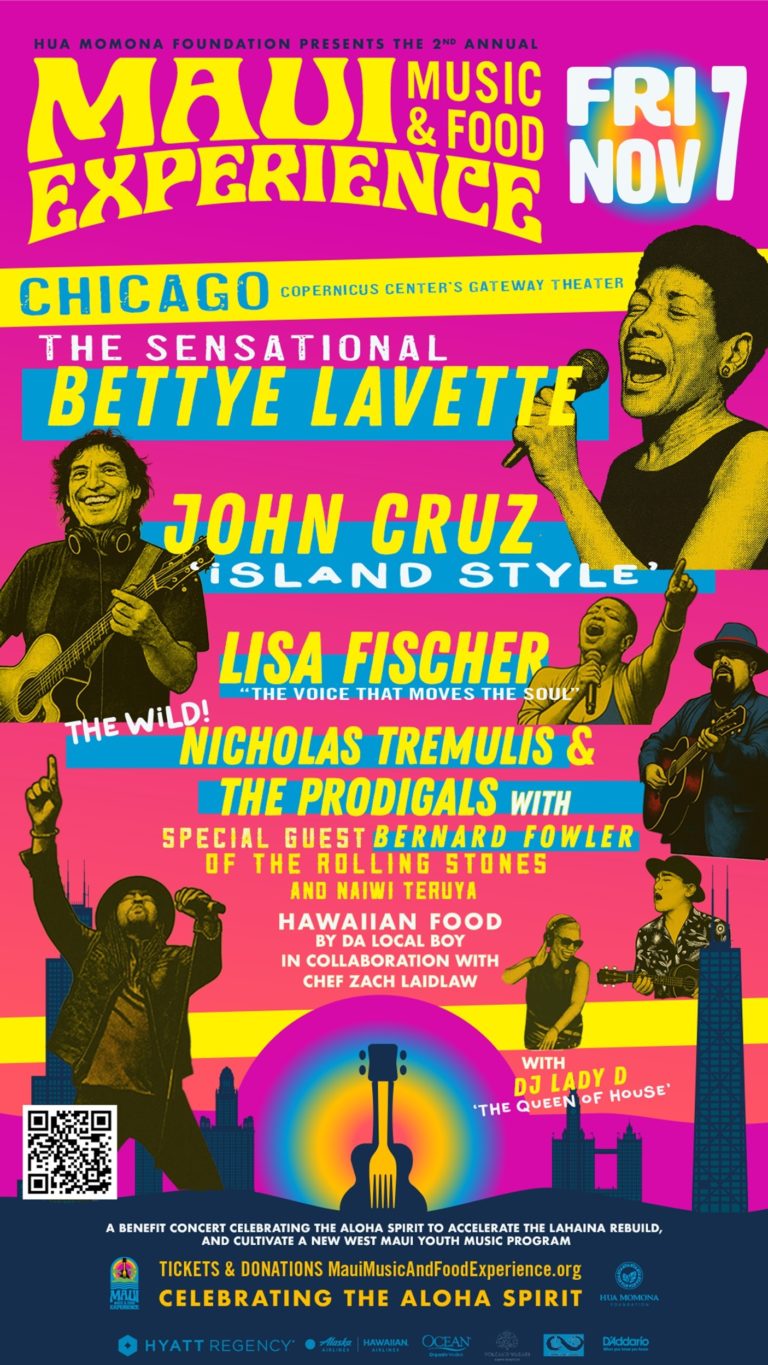 Bettye LaVette, Lisa Fischer, and Bernard Fowler Lead Maui Music & Food Experience in Chicago