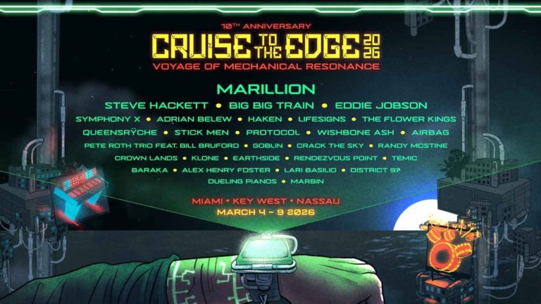 Cruise to the Edge 2026 Marks 10th Anniversary With Marillion, Steve Hackett, Big Big Train, and More