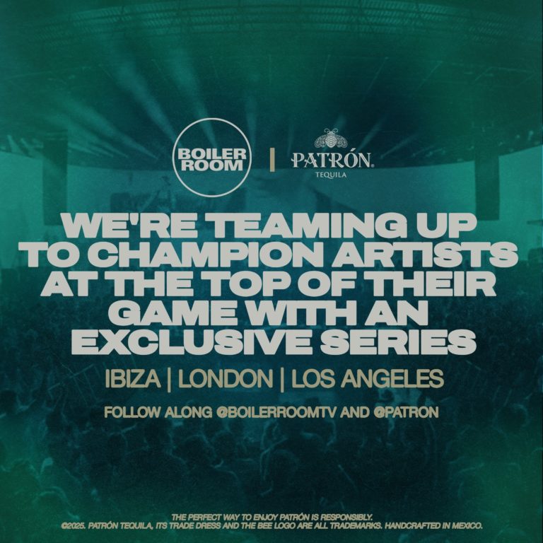 Boiler Room and PATRÓN Team Up for Global Event Series with Exclusive PATRÓN EL ALTO Experiences