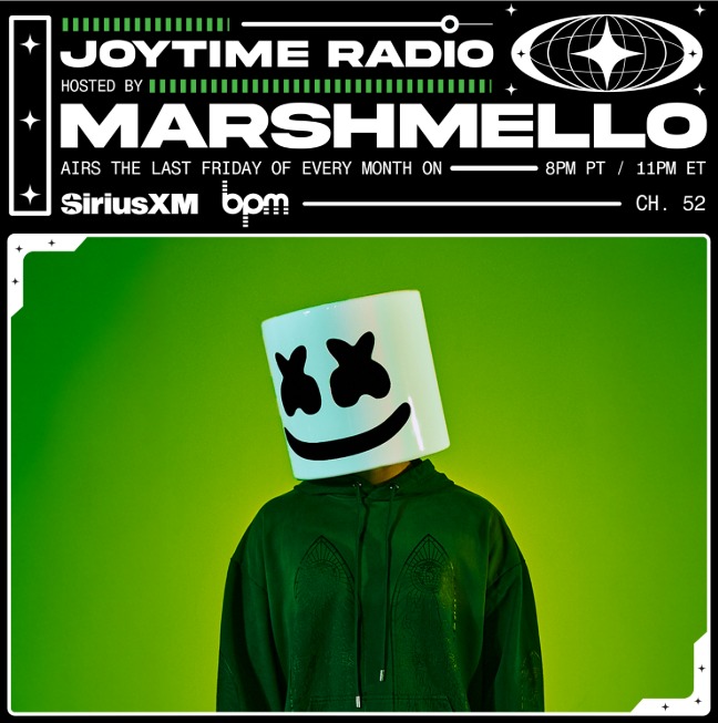 Marshmello Launches ‘Joytime Radio’ on SiriusXM BPM With Exclusive Music and Guest Mixes