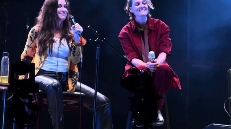 Alanis Morissette and Brandi Carlile Shine on “Hopelessly Devoted to You”