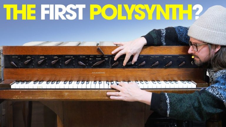 Hainbach Revives the Rare Hammond Novachord the World’s First Polyphonic Synthesizer