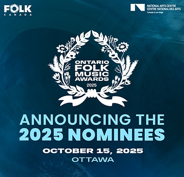 Folk Canada Announces 2025 Ontario Folk Music Award Nominees