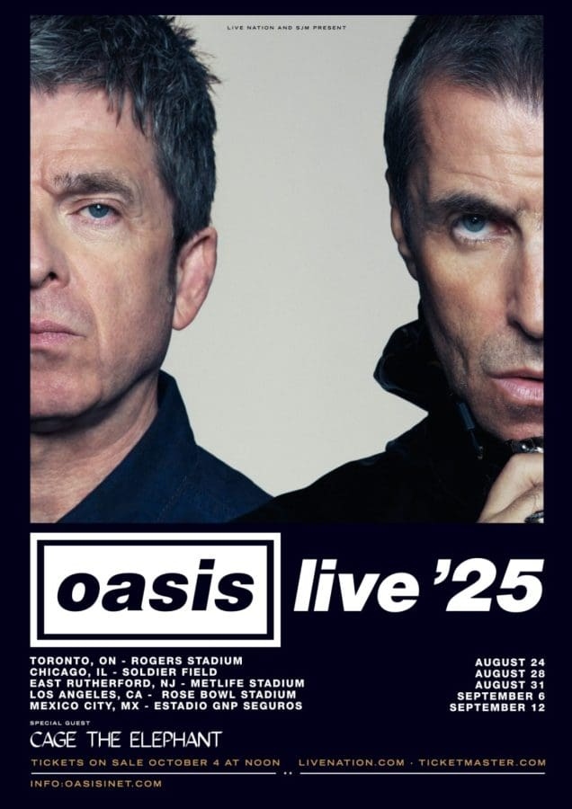 Oasis Live ’25 Launches Los Angeles Flagship Merch Stand at the Rose Bowl