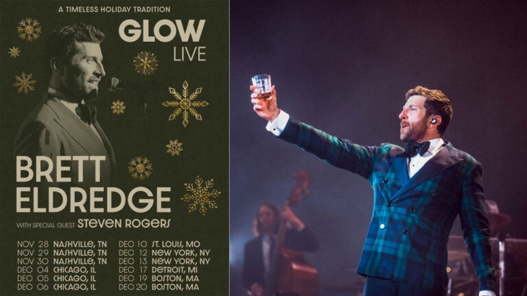 Brett Eldredge Brings Holiday Spirit With 2025 ‘Glow Live’ Tour