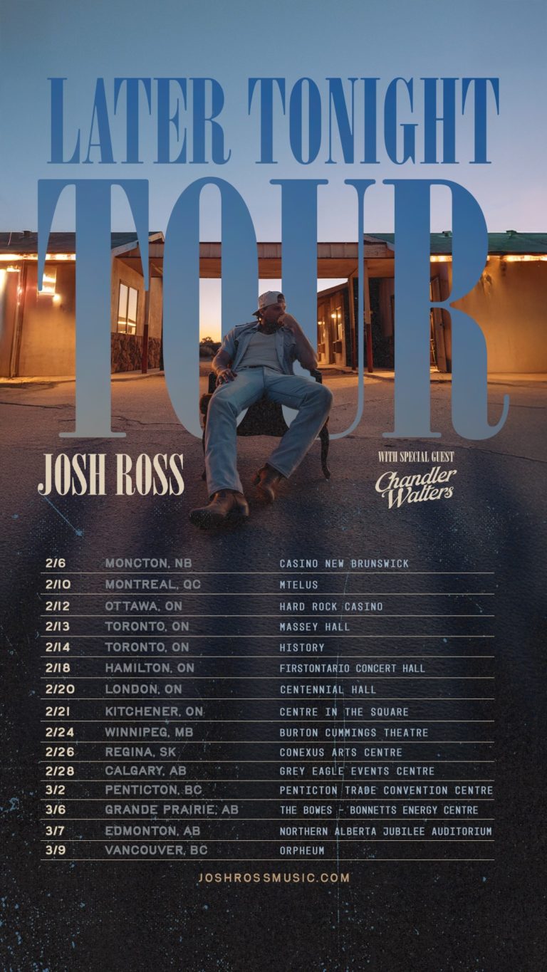 Josh Ross Announces 2026 Canadian Tour with Chandler Walters