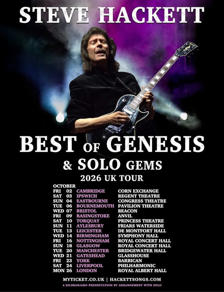 Steve Hackett Announces ‘Best of Genesis & Solo Gems’ 2026 UK Tour With New Band Lineup