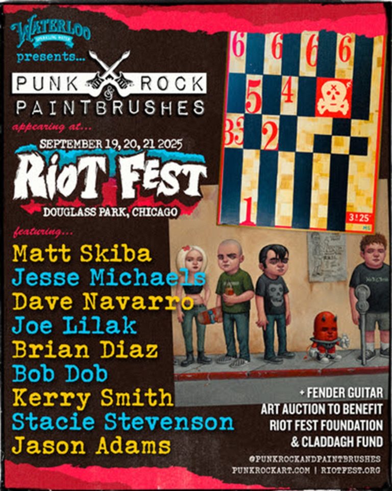 Punk Rock & Paintbrushes Brings Music And Art Together With Riot Fest, Furnace Fest, And A New York City Gallery Show