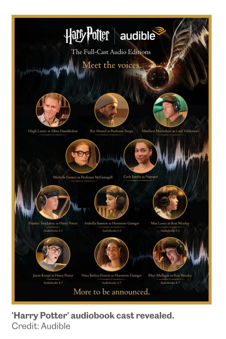 Pottermore and Audible Reveal Star-Studded Cast for ‘Harry Potter: The Full-Cast Audio Editions’