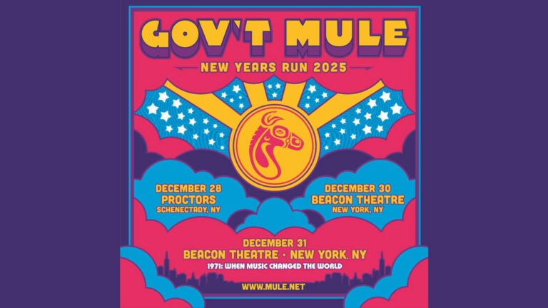 Gov’t Mule Announce 2025 New Year’s Run at Proctors and Beacon Theatres, Plus Island Exodus 16 in Jamaica