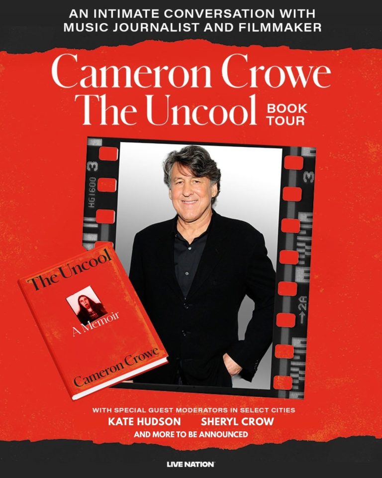 Cameron Crowe Announces ‘The Uncool’ Memoir Tour with Jake Tapper, Sheryl Crow, and Kate Hudson