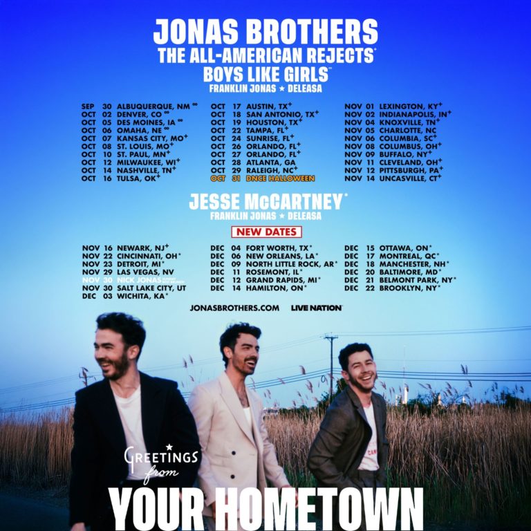 Jonas Brothers Add New Dates to ‘JONAS20: Greetings From Your Hometown’ Tour